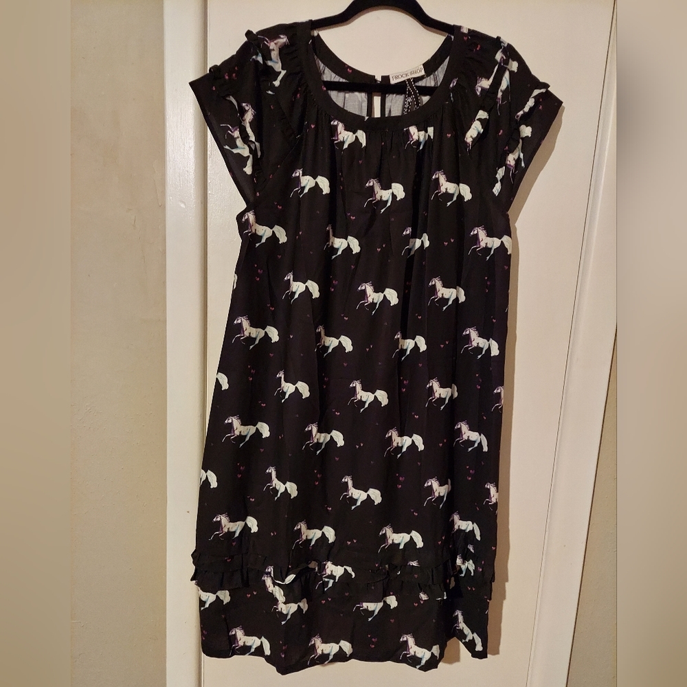 Modcloth Frock Shop Horse Dress 1x - Picture 3 of 3